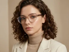 BS0620-0340_Brown_Oval_TR90_Glasses_corner-tryon_female