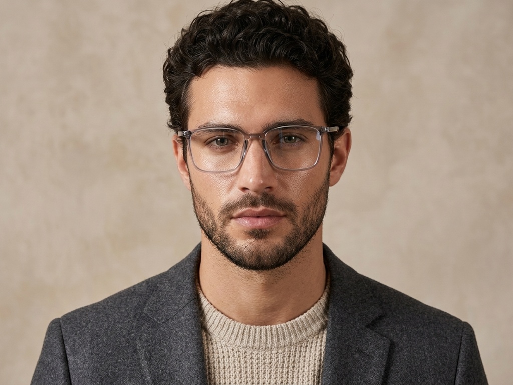 BS0620-0342_Grey_Rectangular_TR90_Glasses_corner-tryon_male
