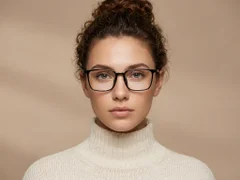 BS0620-0344_Black_Rectangular_TR90_Glasses-tryon_female