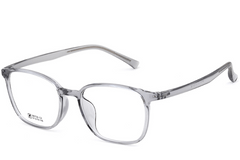 Lunettes rectangulaires grises TR90 #BS0620-0349