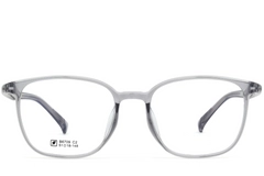BS0620-0349_Grey_Rectangular_TR90_Glasses_front