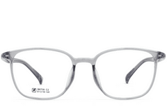 BS0620-0349_Grey_Rectangular_TR90_Glasses_front