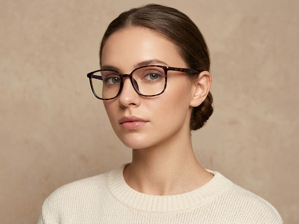 BS0620-0350_Tortoiseshell_Rectangular_TR90_Glasses_corner-tryon_female