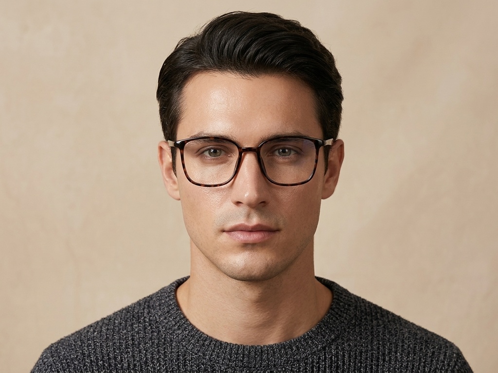 BS0620-0350_Tortoiseshell_Rectangular_TR90_Glasses_corner-tryon_male