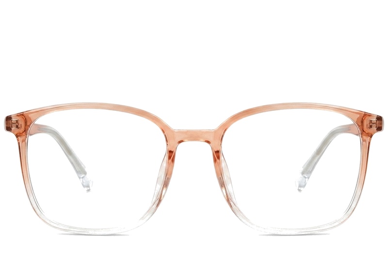 BS0620-0351_Orange_Rectangular_TR90_Glasses_corner-front