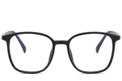 BS0620-0352_Black_Rectangular_TR90_Glasses_corner-front