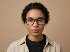 BS0620-0352_Black_Rectangular_TR90_Glasses_corner-tryon_female