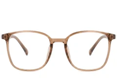 BS0620-0353_Brown_Rectangular_TR90_Glasses_corner-front