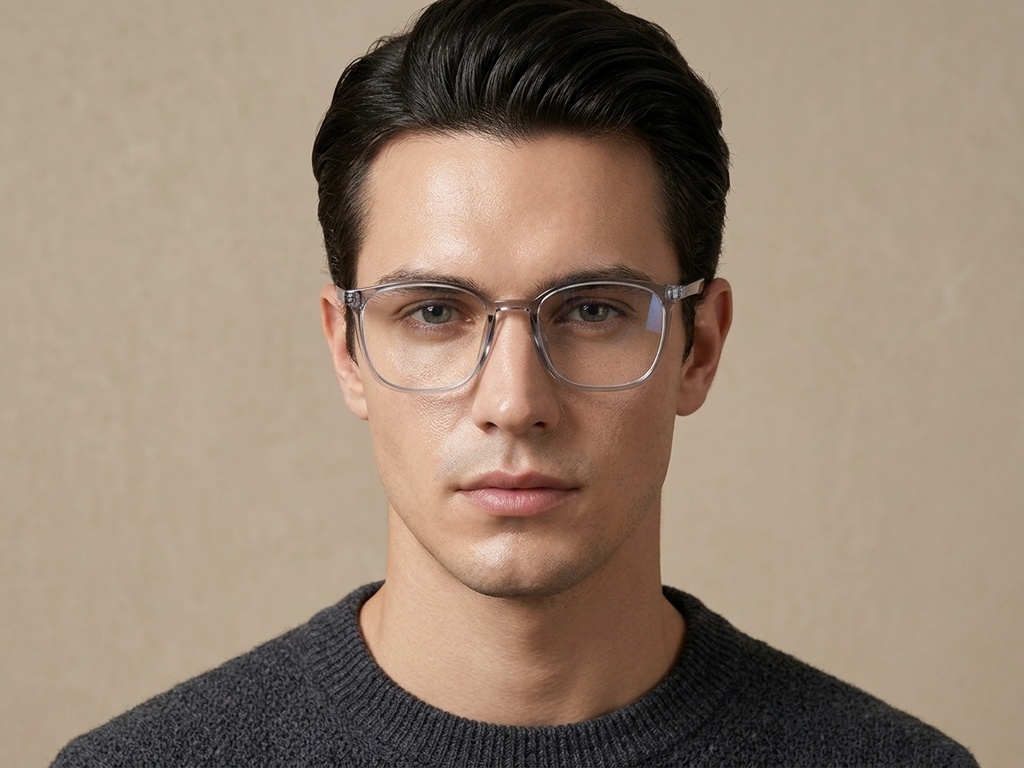 BS0620-0355_Grey_Rectangular_TR90_Glasses_corner-tryon_male