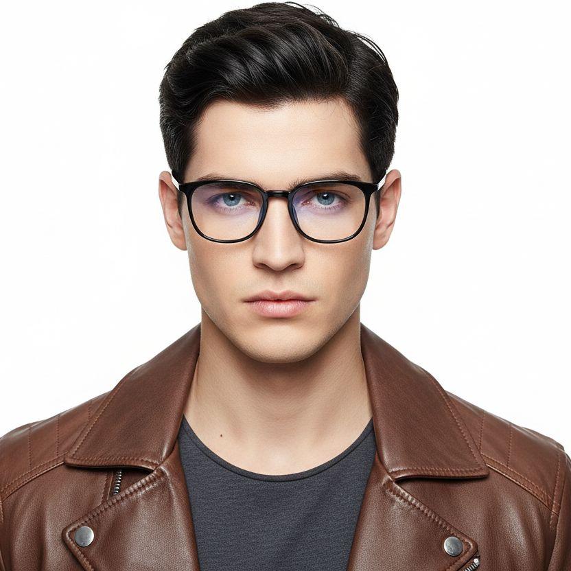 bs0620-0359_black_rectangular_tr90_glasses_model