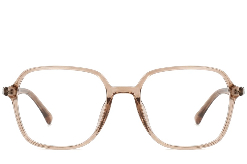 BS0620-0362_Brown_Rectangular_TR90_Glasses_corner-front
