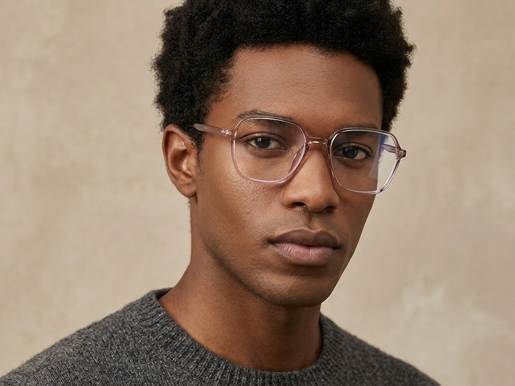 BS0620-0363_Pink_Rectangular_TR90_Glasses_corner-tryon_male