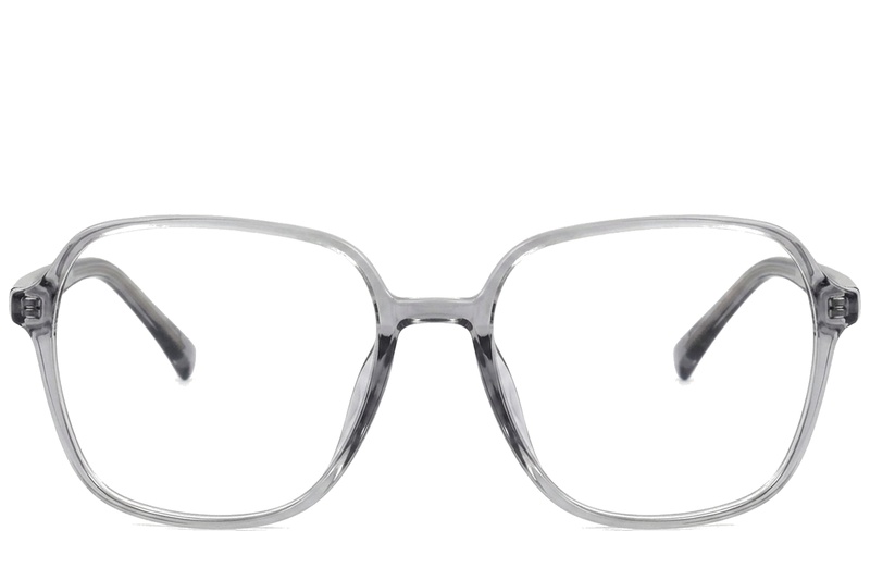 BS0620-0365_Grey_Rectangular_TR90_Glasses_corner-front