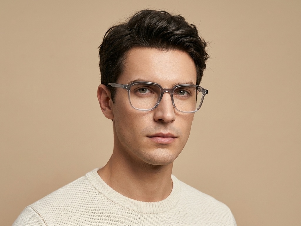 BS0620-0365_Grey_Rectangular_TR90_Glasses_corner-tryon_male