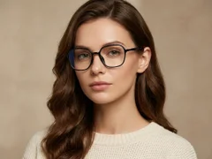 BS0620-0368_Black_Rectangular_TR90_Glasses-tryon_female