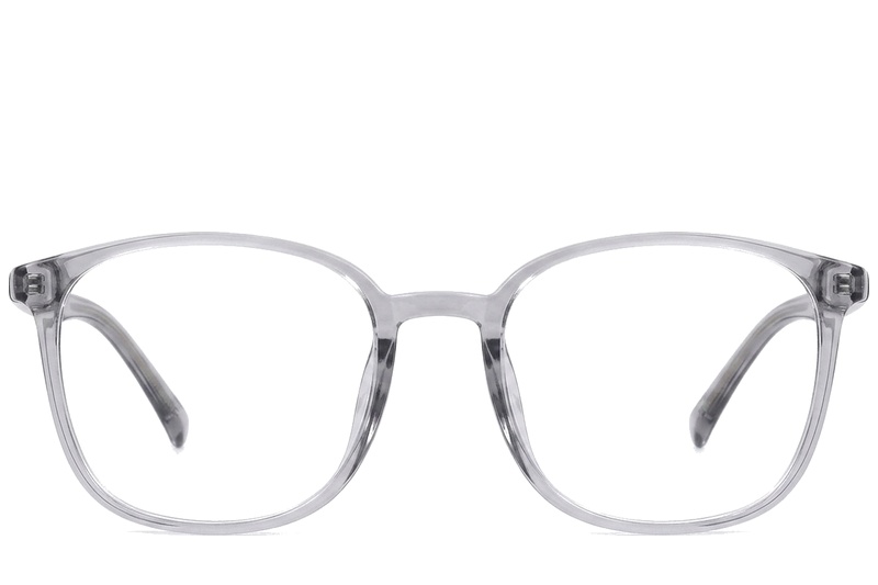 BS0620-0371_Grey_Rectangular_TR90_Glasses_corner-front