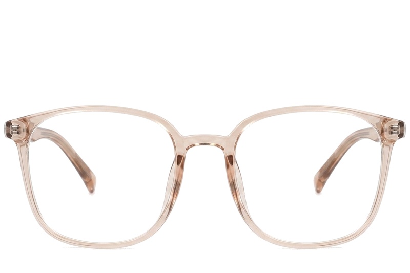 BS0620-0373_Brown_Rectangular_TR90_Glasses_corner-front