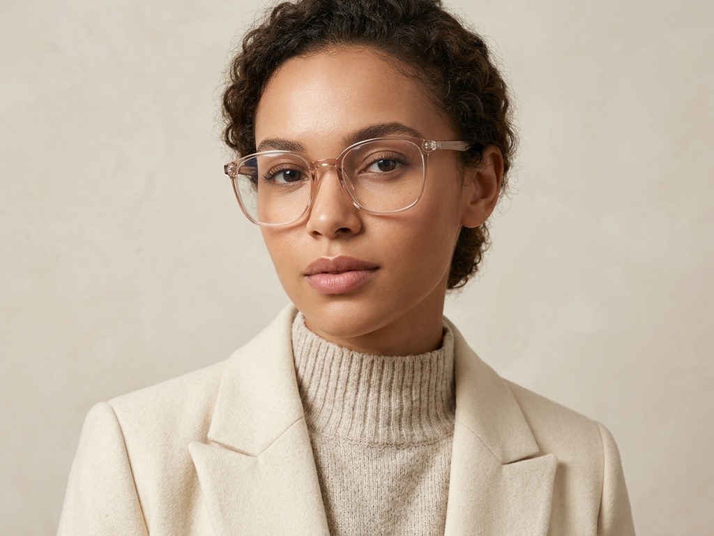 BS0620-0373_Brown_Rectangular_TR90_Glasses_corner-tryon_female