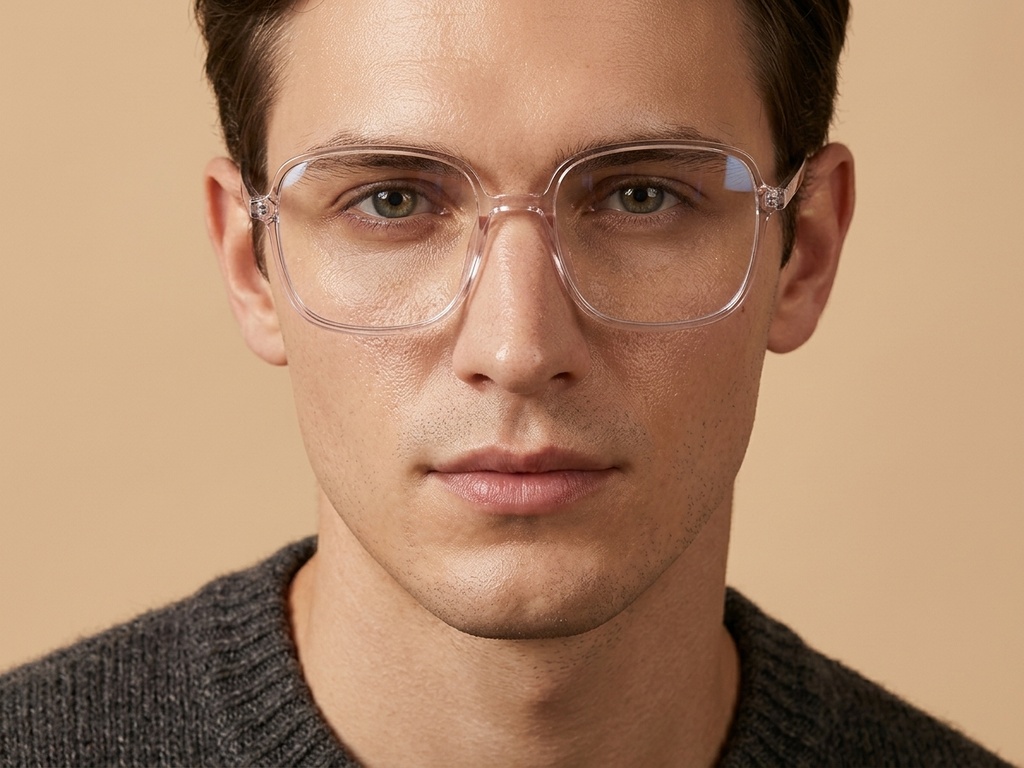 BS0620-0376_Transparent_Rectangular_TR90_Glasses_corner-tryon_male