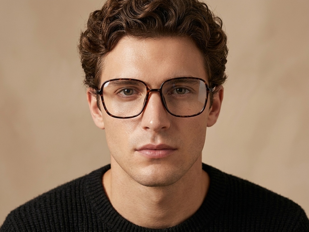 BS0620-0378_Tortoiseshell_Rectangular_TR90_Glasses_corner-tryon_male