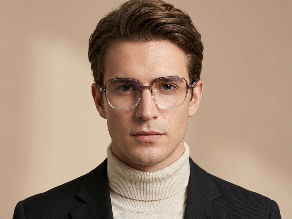 BS0620-0379_Brown_Rectangular_TR90_Glasses-tryon_male