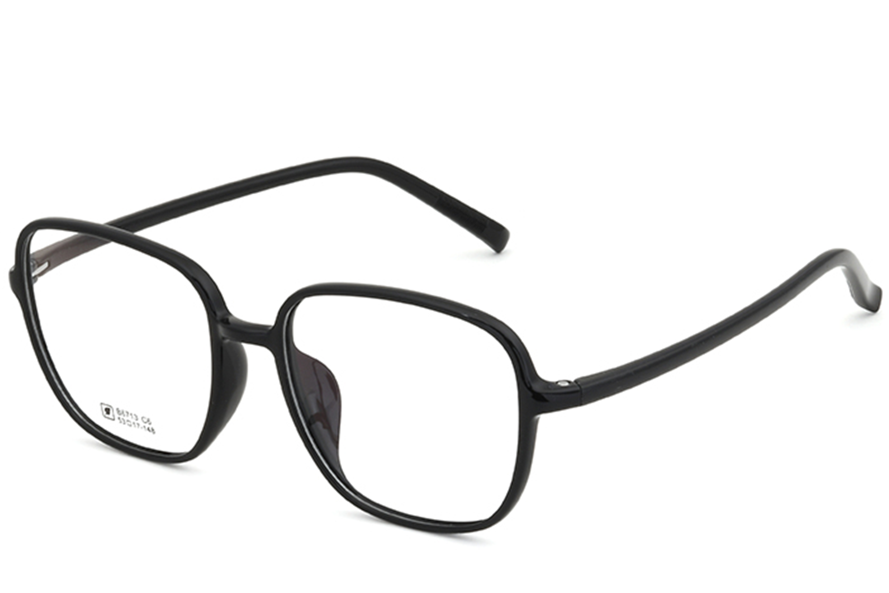 BS0620-0380_Black_Rectangular_TR90_Glasses_corner