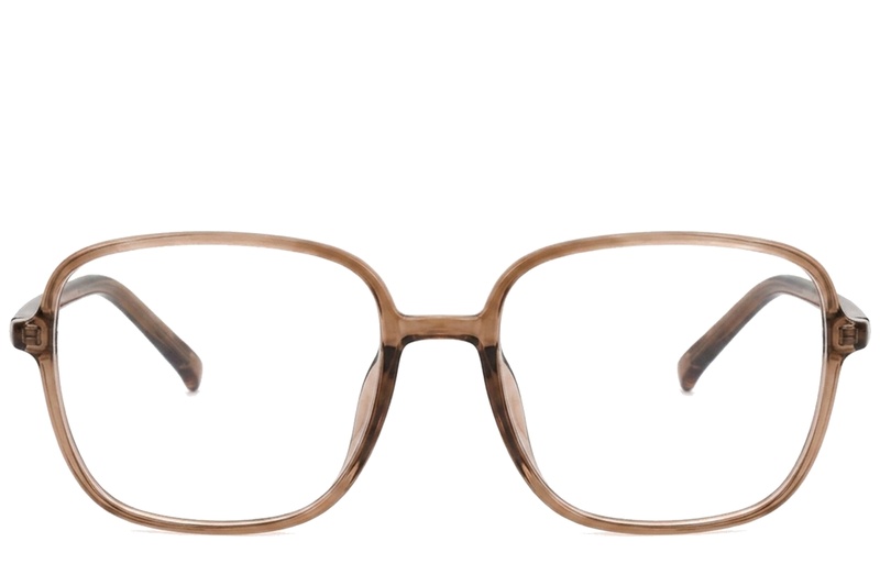 BS0620-0381_Brown_Rectangular_TR90_Glasses_corner-front