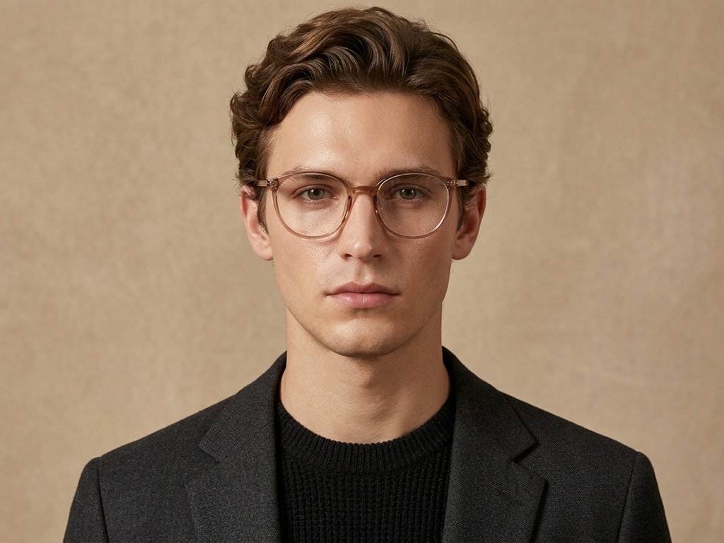 BS0620-0382_Brown_Oval_TR90_Glasses_corner-tryon_male