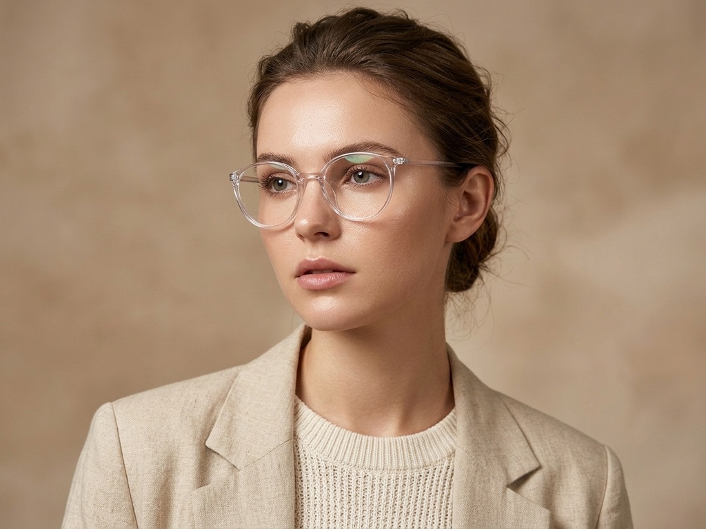 BS0620-0383_Transparent_Oval_TR90_Glasses_corner-tryon_female
