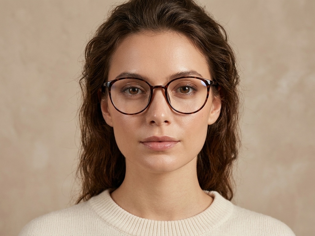 BS0620-0385_Tortoiseshell_Oval_TR90_Glasses_corner-tryon_female