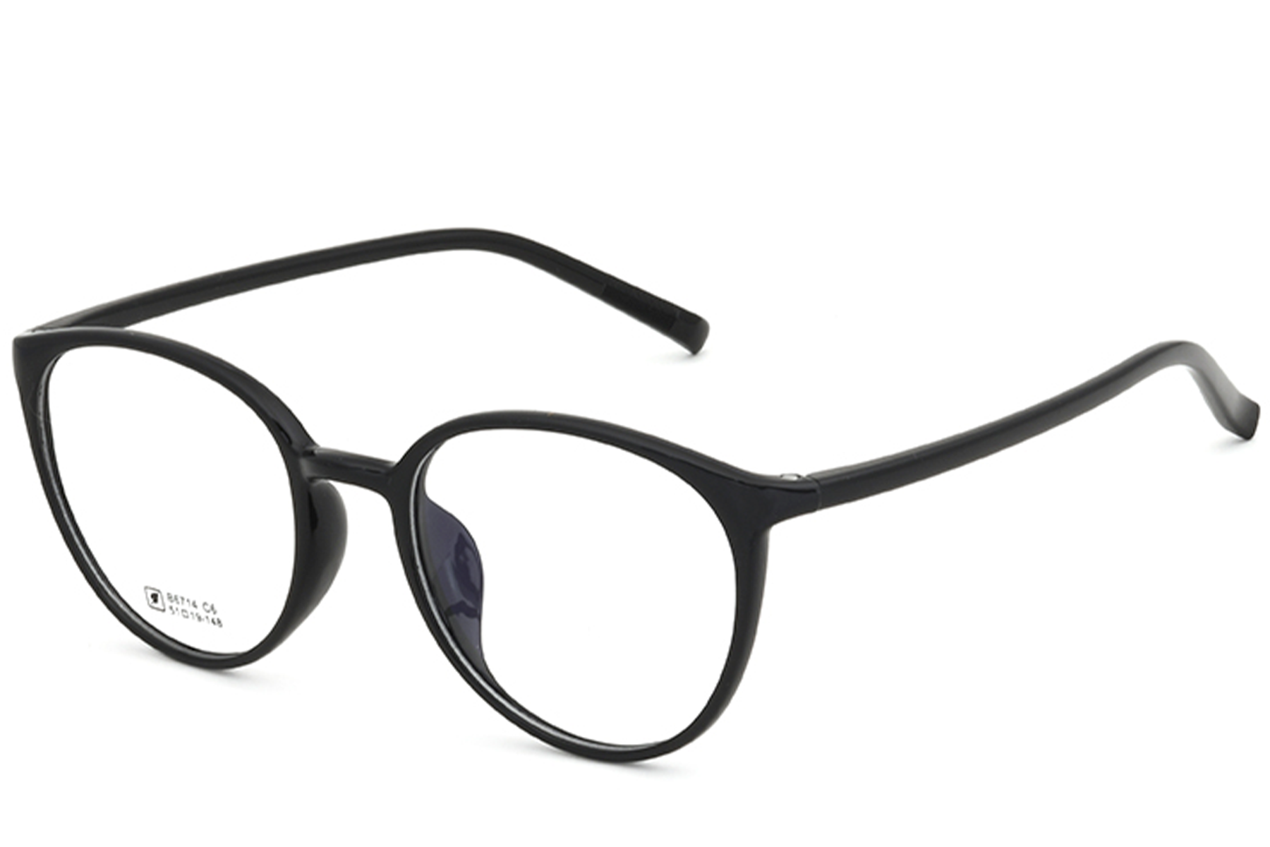 BS0620-0387_Black_Oval_TR90_Glasses_corner