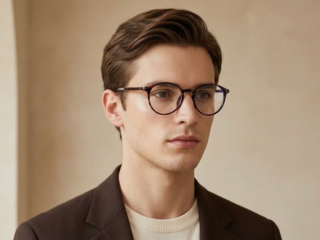BS0620-0391_Tortoiseshell_Oval_TR90_Glasses_corner-tryon_male
