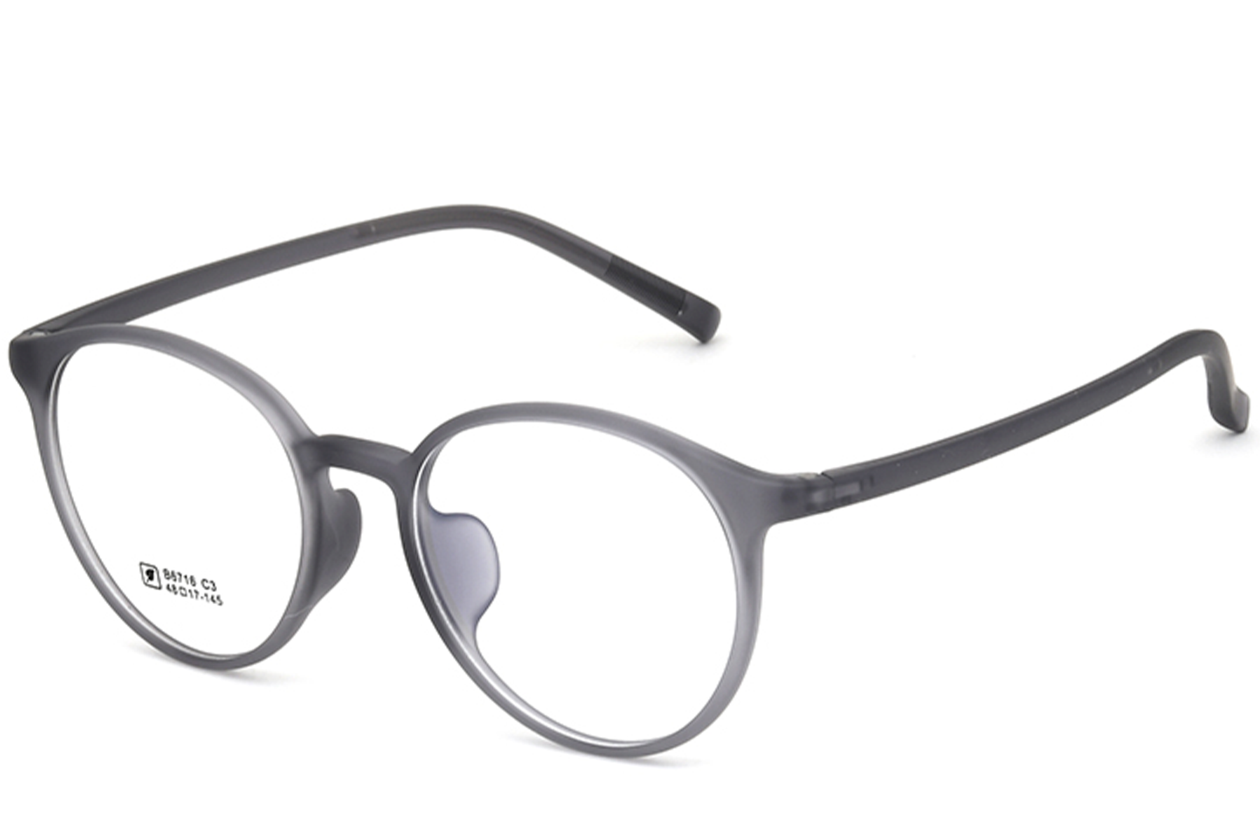 BS0620-0392_Grey_Oval_TR90_Glasses_corner