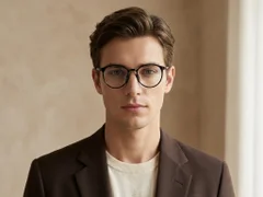 BS0620-0393_Black_Oval_TR90_Glasses-tryon_male