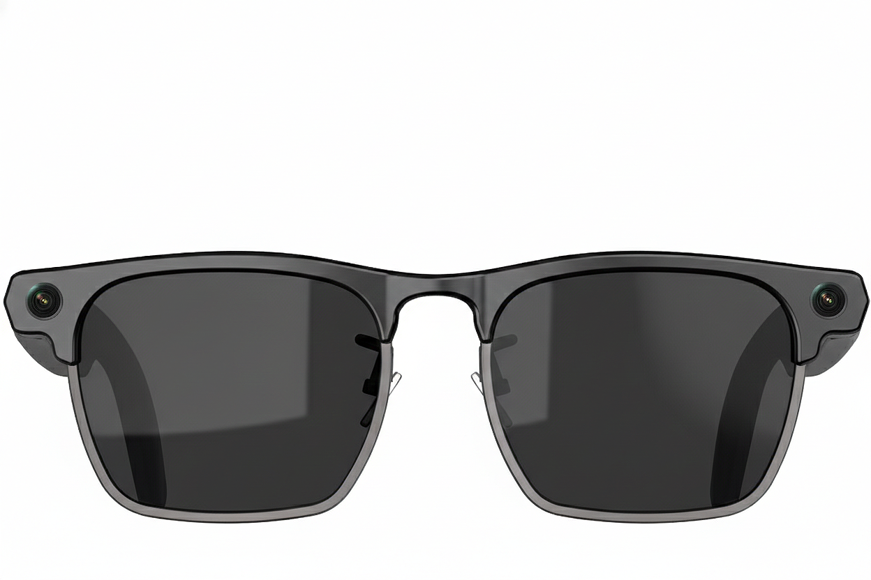 (PRE-ORDER) G3 Semi-rimless Black TR90 Smart AI Sunglasses #BS0705-0007