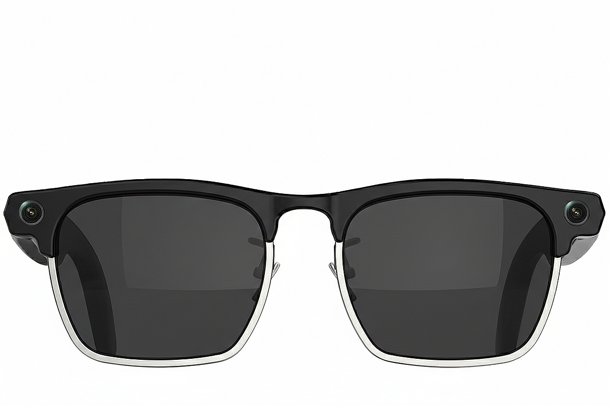 (PRE-ORDER) G3 Semi-rimless Silver TR90 Smart AI Sunglasses #BS0705-0008