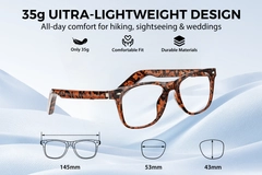 Occhiali da sole intelligenti BL30 in plastica nera #BS705-0011