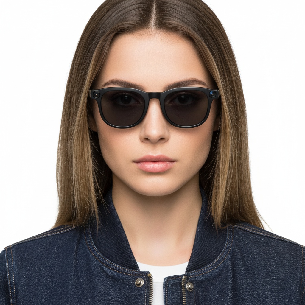 Rectangular Black TR90 Smart AI Glasses #BS0705-0001