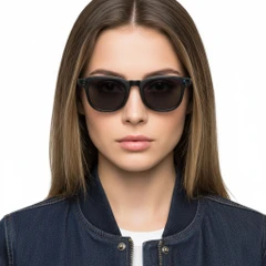 G2 Rectangular Black TR90 Smart AI Glasses #BS0705-0001