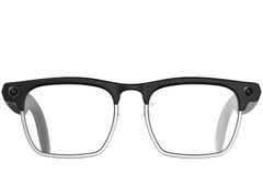 BS0705-5004_Silver_Semi-rimless_TR90_Smart_AI_Glasses_front