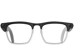 BS0705-5004_Silver_Semi-rimless_TR90_Smart_AI_Glasses_front