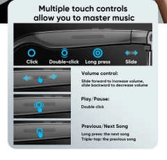 (PRE-ORDER) G3 Semi-rimless Silver TR90 Smart AI Sunglasses #BS0705-0008