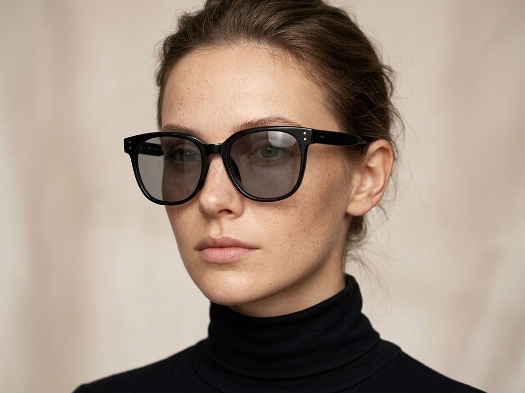 BS0824-0001_Black_Oval_TR90_Sunglasses-tryon_female