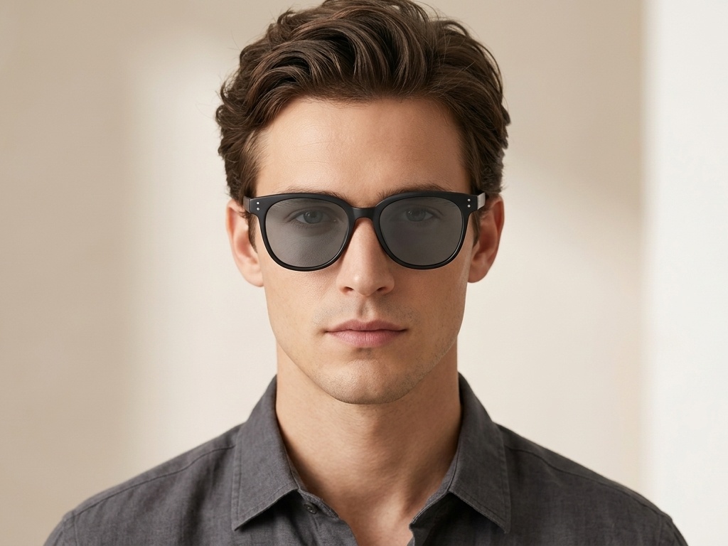 BS0824-0002_Black_Oval_TR90_Sunglasses-tryon_male