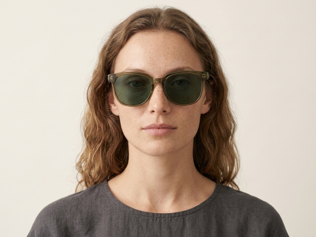 BS0824-0004_Green_Oval_TR90_Sunglasses-tryon_female