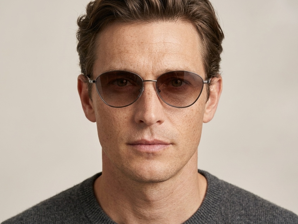 BS0824-0007_Silver_Oval_Metal_Sunglasses-tryon_male