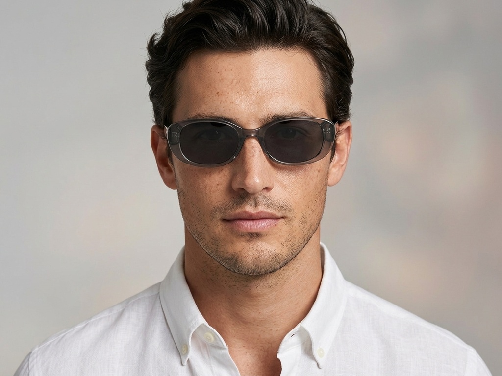 BS0824-0012_Green_Oval_TR90_Sunglasses-tryon_male