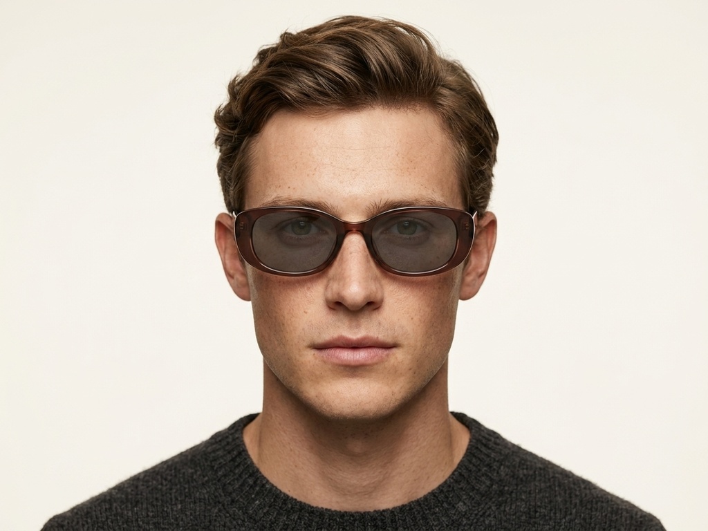 BS0824-0013_Brown_Oval_TR90_Sunglasses-tryon_male