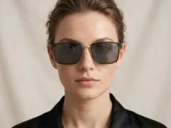 BS0824-0018_Green_Rectangular_Metal_Sunglasses-tryon_female