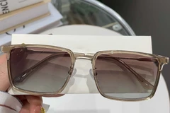BS0824-0020_Brown_Rectangular_Metal_Sunglasses_front